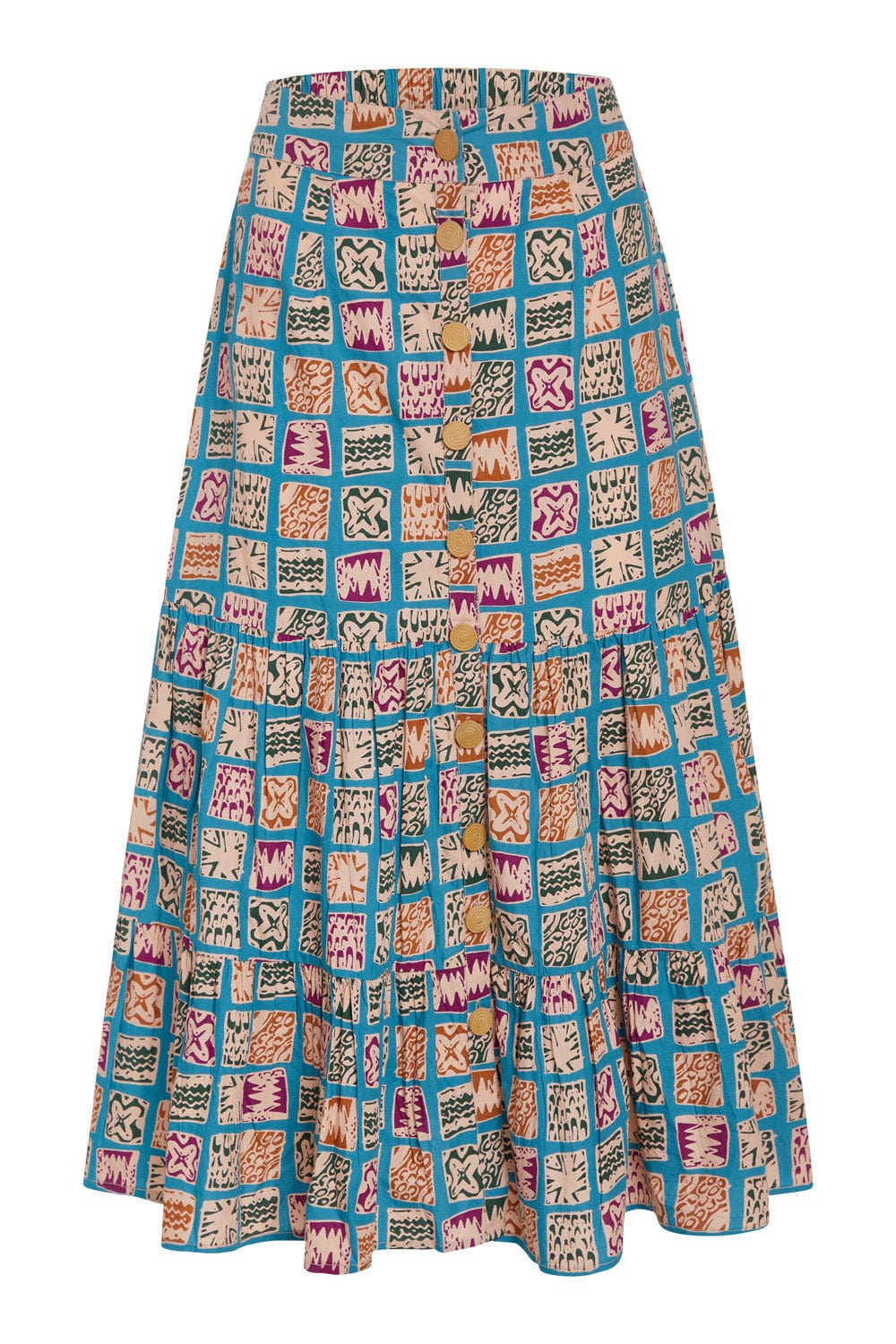 OLIVIA by Livro Skirt Eloise Skirt- Sea Tiles