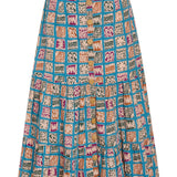 OLIVIA by Livro Skirt Eloise Skirt- Sea Tiles