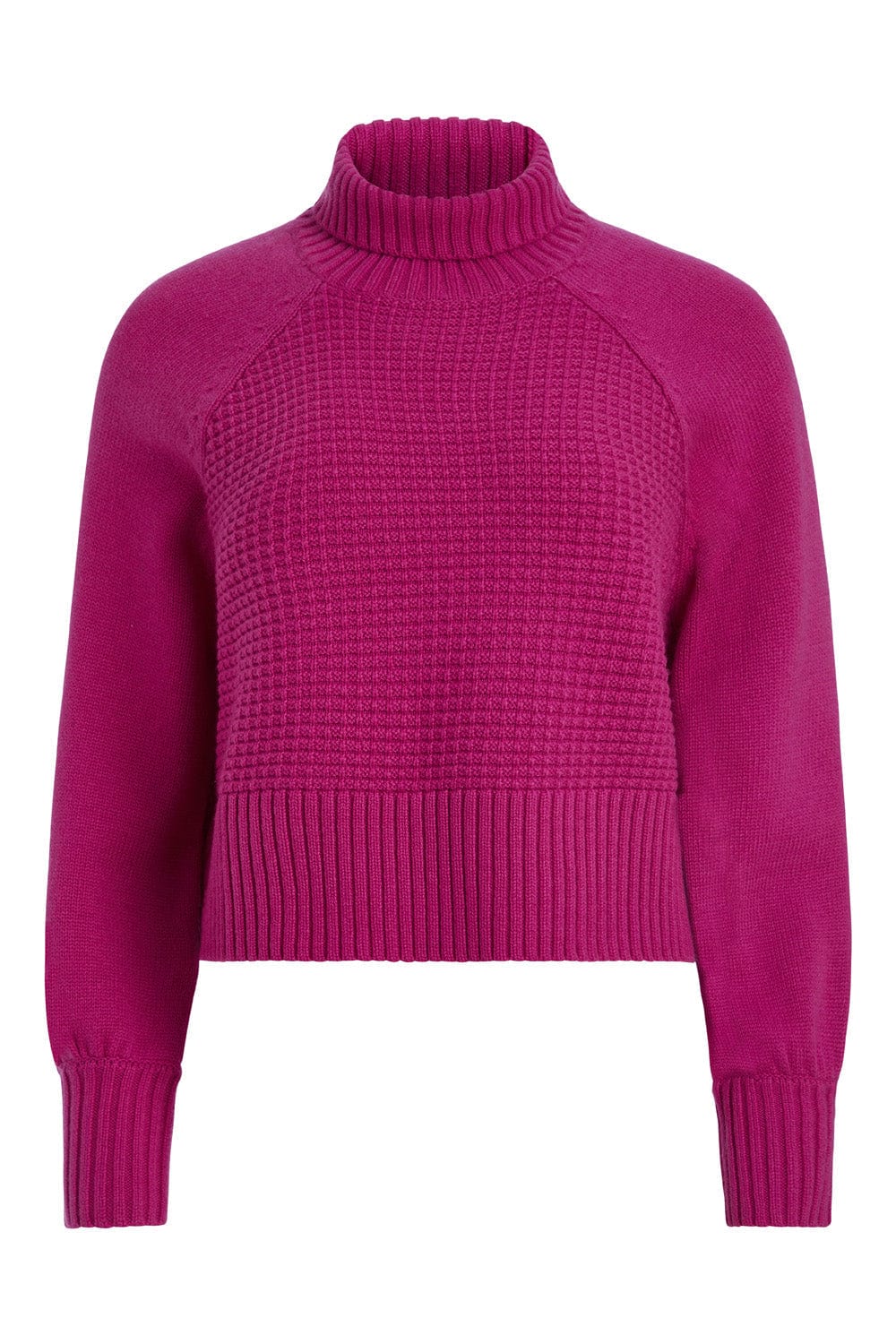 OLIVIA by Livro Sweater Willow Turtleneck Sweater- Hot Pink