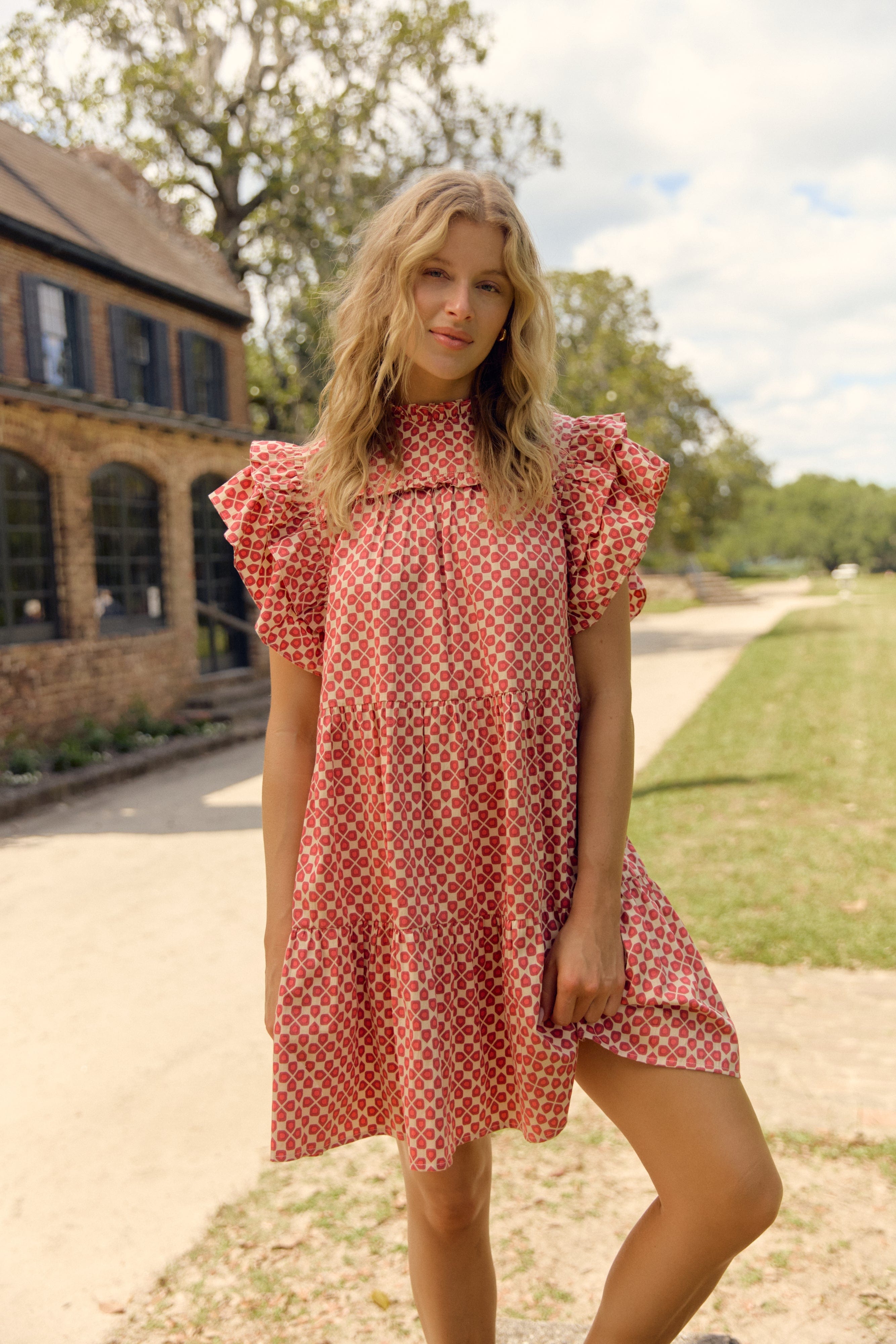 OLIVIA by Livro Zoe Dress, Harvest Petal