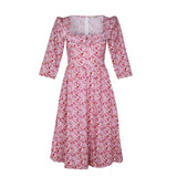 Onirik Dress Marisol Dress / Pink + Milkly White Liberty Floral Cotton