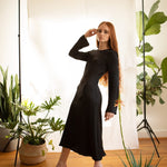 Onirik Dress Nina Dress / Black Silk