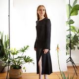 Onirik Dress Nina Dress / Black Silk