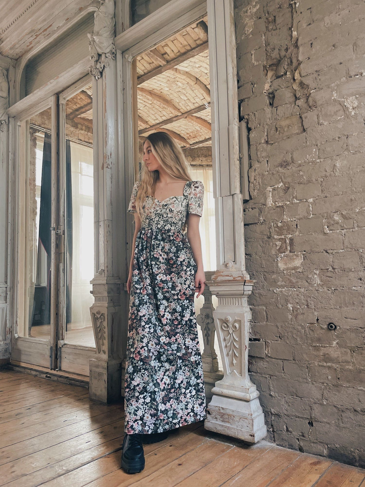 Poppy Maxi Dress Floral Cotton