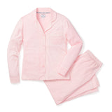 Petite Plume Sleepwear & Loungewear Women's Pima Pajama Set in Pink