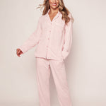 Petite Plume Sleepwear & Loungewear Women's Pima Pajama Set in Pink