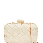 POOLSIDE Handbags Beige The Island Clutch