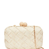 POOLSIDE Handbags Beige The Island Clutch