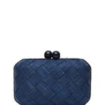 POOLSIDE Handbags Navy The Island Clutch