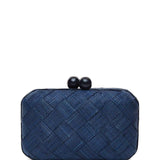 POOLSIDE Handbags Navy The Island Clutch