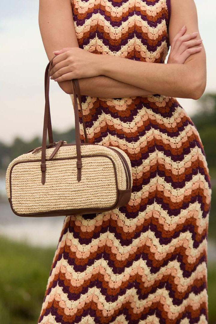 POOLSIDE Natural The Bowler Bag