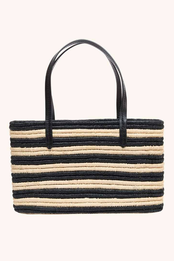 POOLSIDE Midnight The Capri Tote - Midnight Stripe