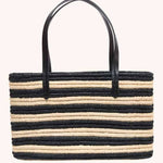POOLSIDE Midnight The Capri Tote - Midnight Stripe