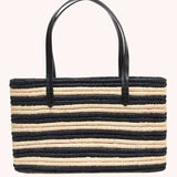 POOLSIDE Midnight The Capri Tote - Midnight Stripe