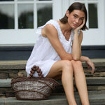 POOLSIDE Chocolate The Comporta Tote - Cocoa