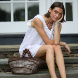 POOLSIDE Chocolate The Comporta Tote - Cocoa