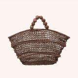 POOLSIDE Chocolate The Comporta Tote - Cocoa