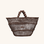 POOLSIDE Chocolate The Comporta Tote - Cocoa