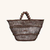 POOLSIDE Chocolate The Comporta Tote - Cocoa