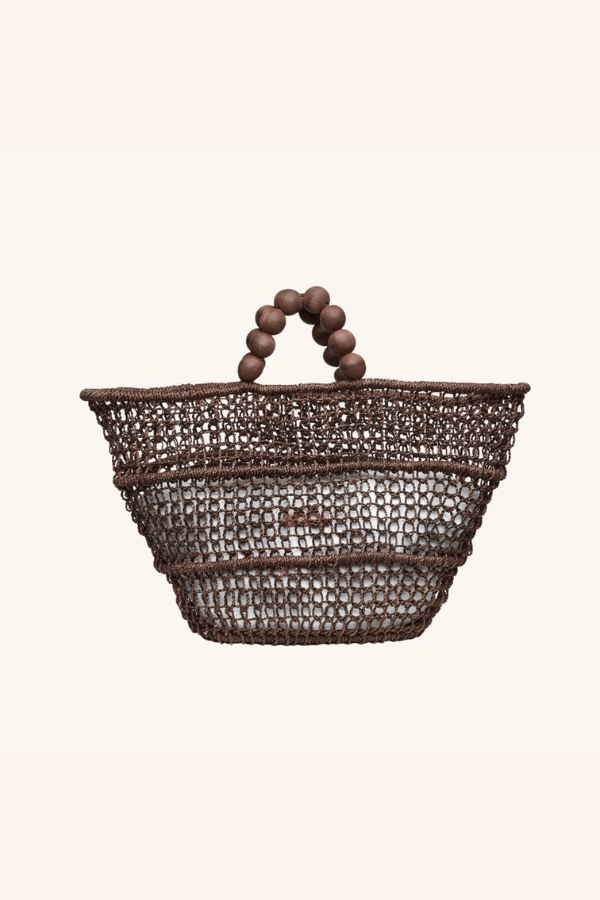 POOLSIDE Chocolate The Comporta Tote - Cocoa