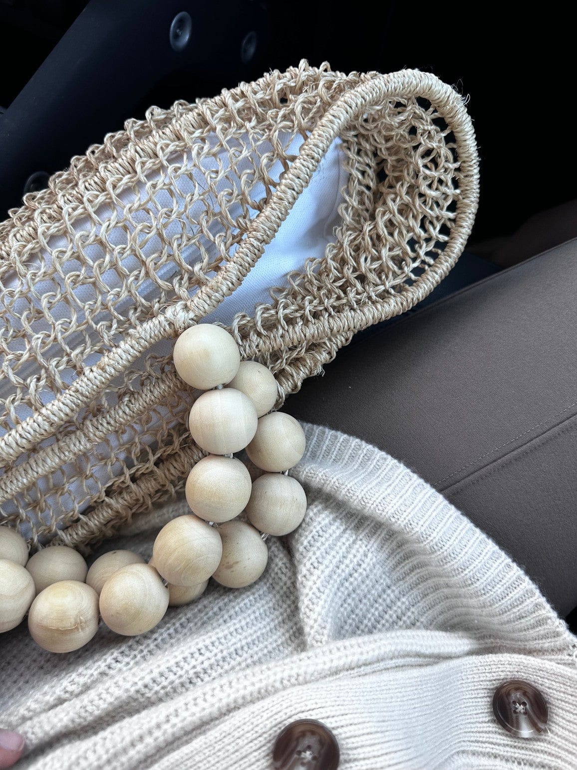 POOLSIDE Beige The Comporta Tote