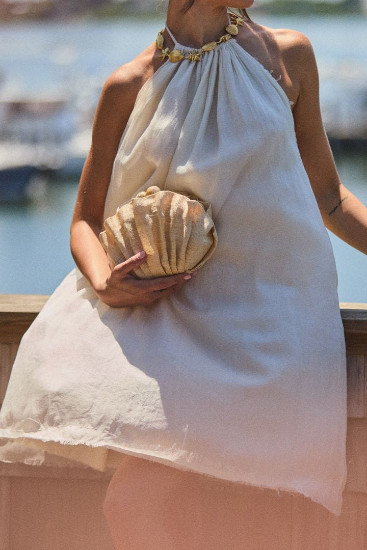 POOLSIDE Cocoa The Origami Scallop - Cocoa