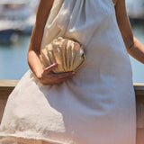 POOLSIDE Cocoa The Origami Scallop - Cocoa