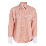 Puka Top Peach Ulu | White Fringe