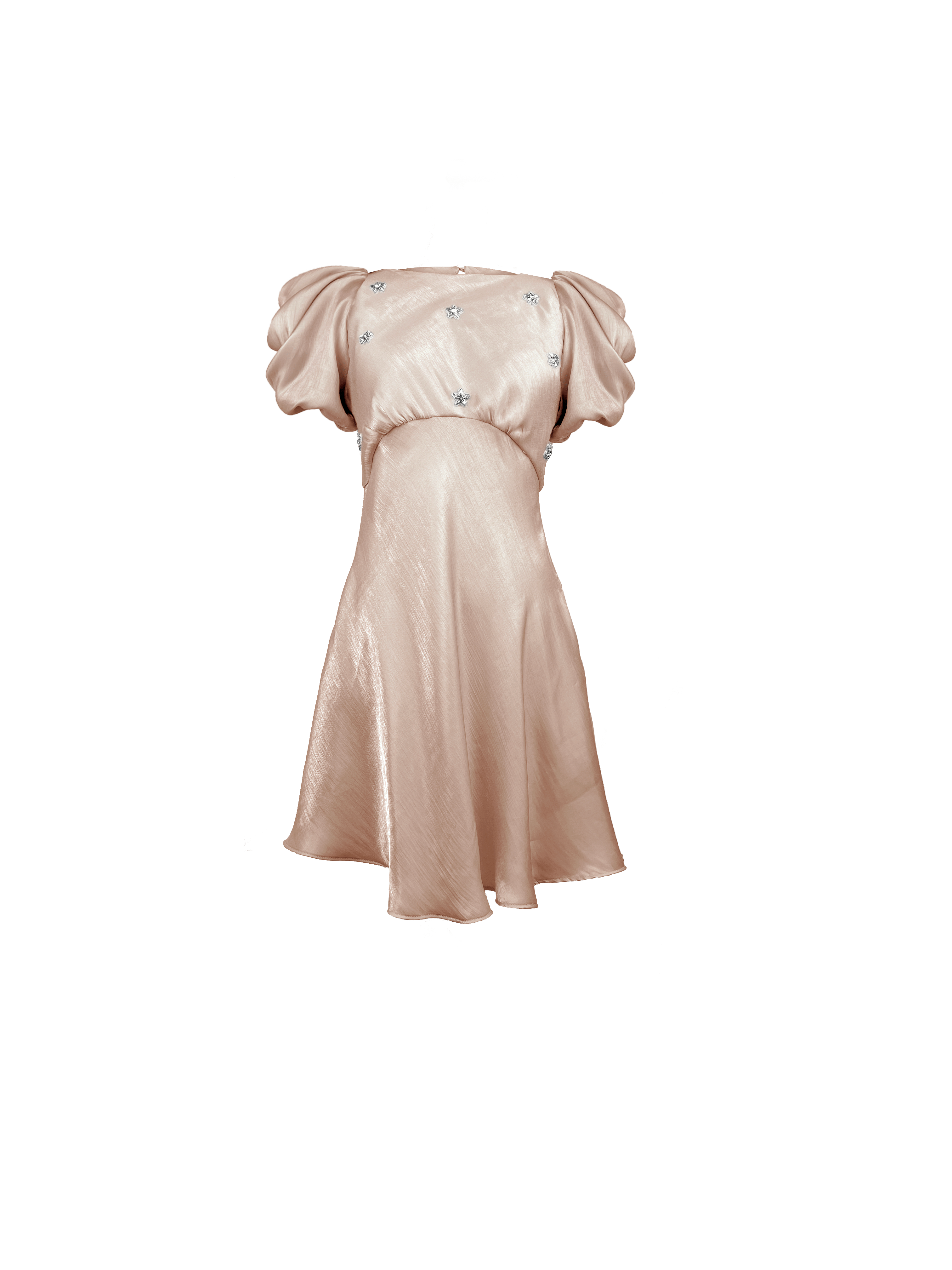 Rebecca Elizabeth Dress Dahlia Dress Champagne