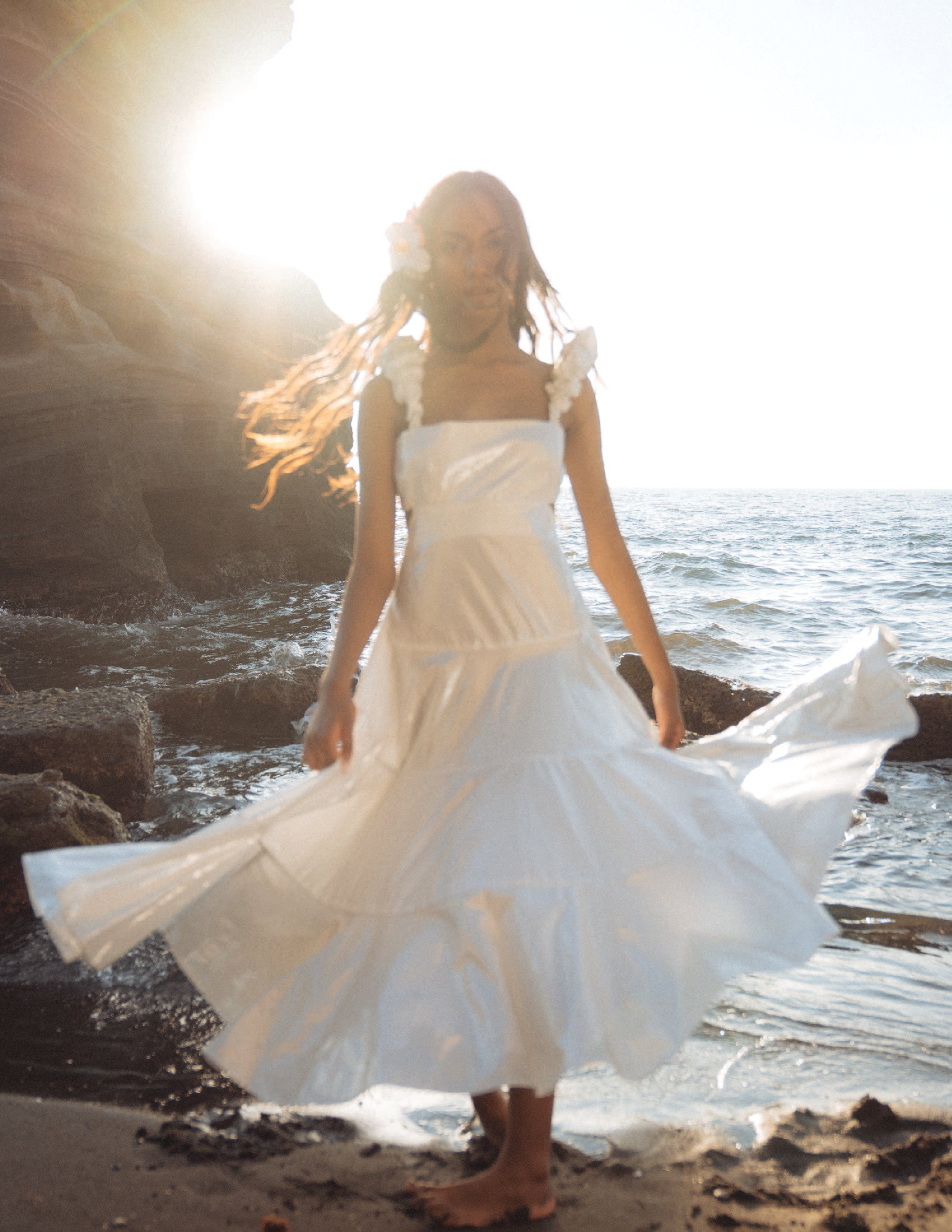 Rebecca Elizabeth Dress Elektra Aurora Metallic