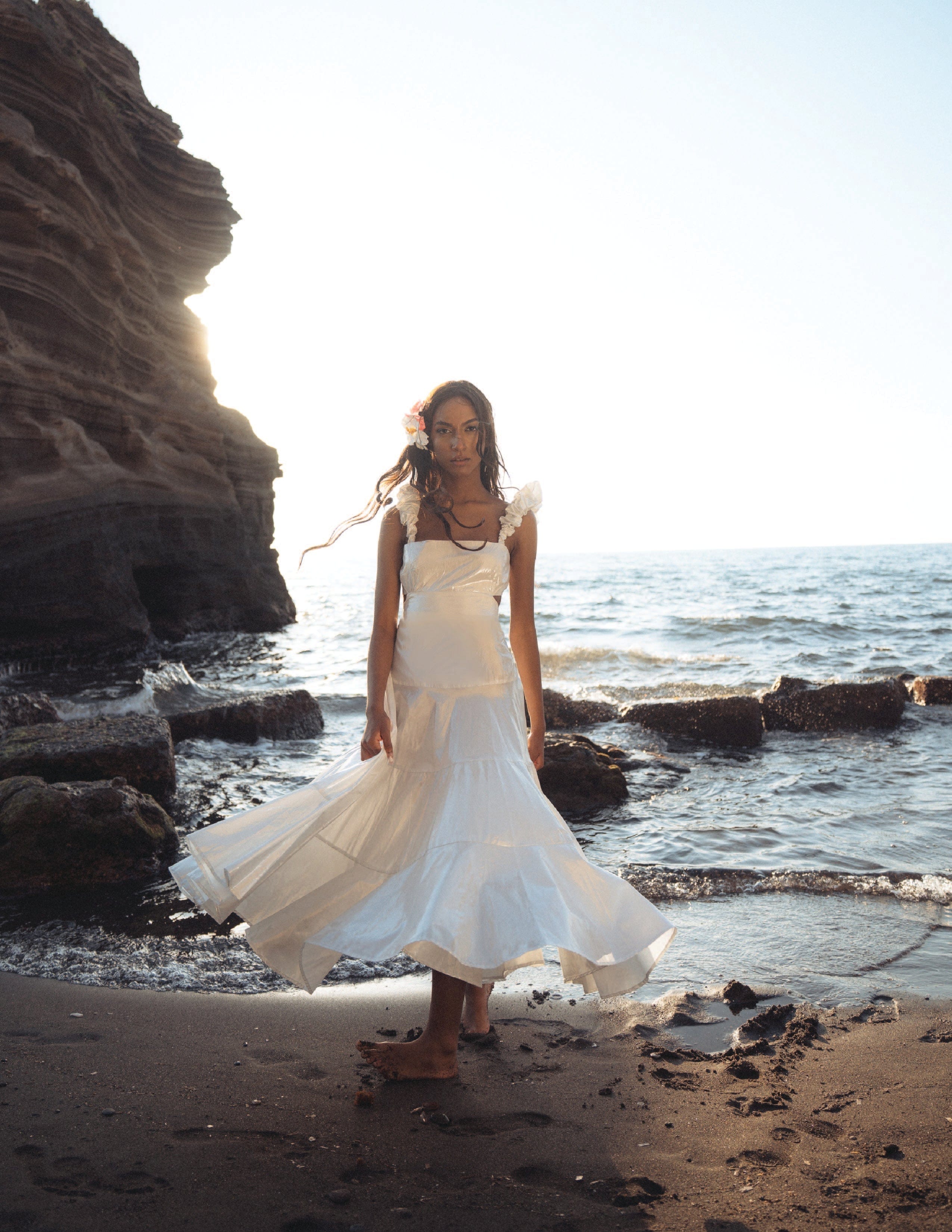 Rebecca Elizabeth Dress Elektra Aurora Metallic