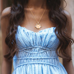 Rebecca Elizabeth Dress Lucilla Azzuro Stripe