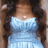 Rebecca Elizabeth Dress Lucilla Azzuro Stripe