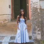 Rebecca Elizabeth Dress 2/4 / Azzuro Stripe Lucilla Azzuro Stripe