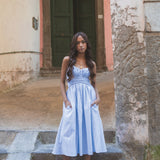 Rebecca Elizabeth Dress 2/4 / Azzuro Stripe Lucilla Azzuro Stripe