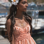 Rebecca Elizabeth Dress Lucilla Melon Sorbet