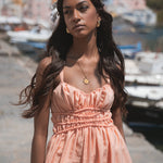 Rebecca Elizabeth Dress Lucilla Melon Sorbet