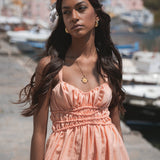 Rebecca Elizabeth Dress Lucilla Melon Sorbet