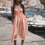 Rebecca Elizabeth Dress Lucilla Melon Sorbet
