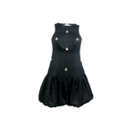 Rebecca Elizabeth Dress 00/0 / Noir Selestia Embroidered Noir