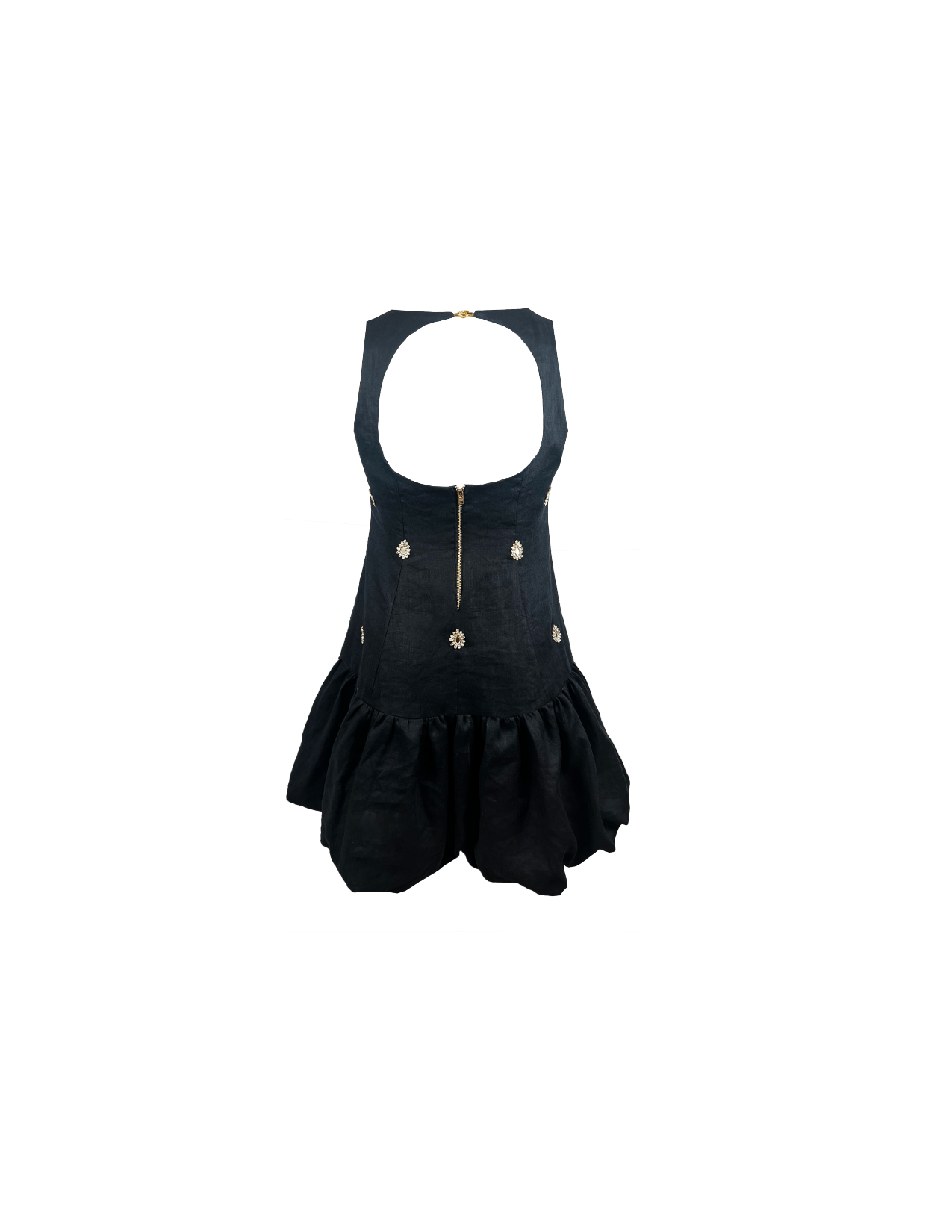 Rebecca Elizabeth Dress Selestia Embroidered Noir