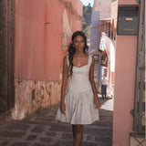 Rebecca Elizabeth Dress Zephyr Crema Farfalla