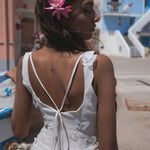 Rebecca Elizabeth Dress Zephyr Crema Farfalla