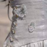 Rebecca Elizabeth Dress Zephyr Crema Farfalla