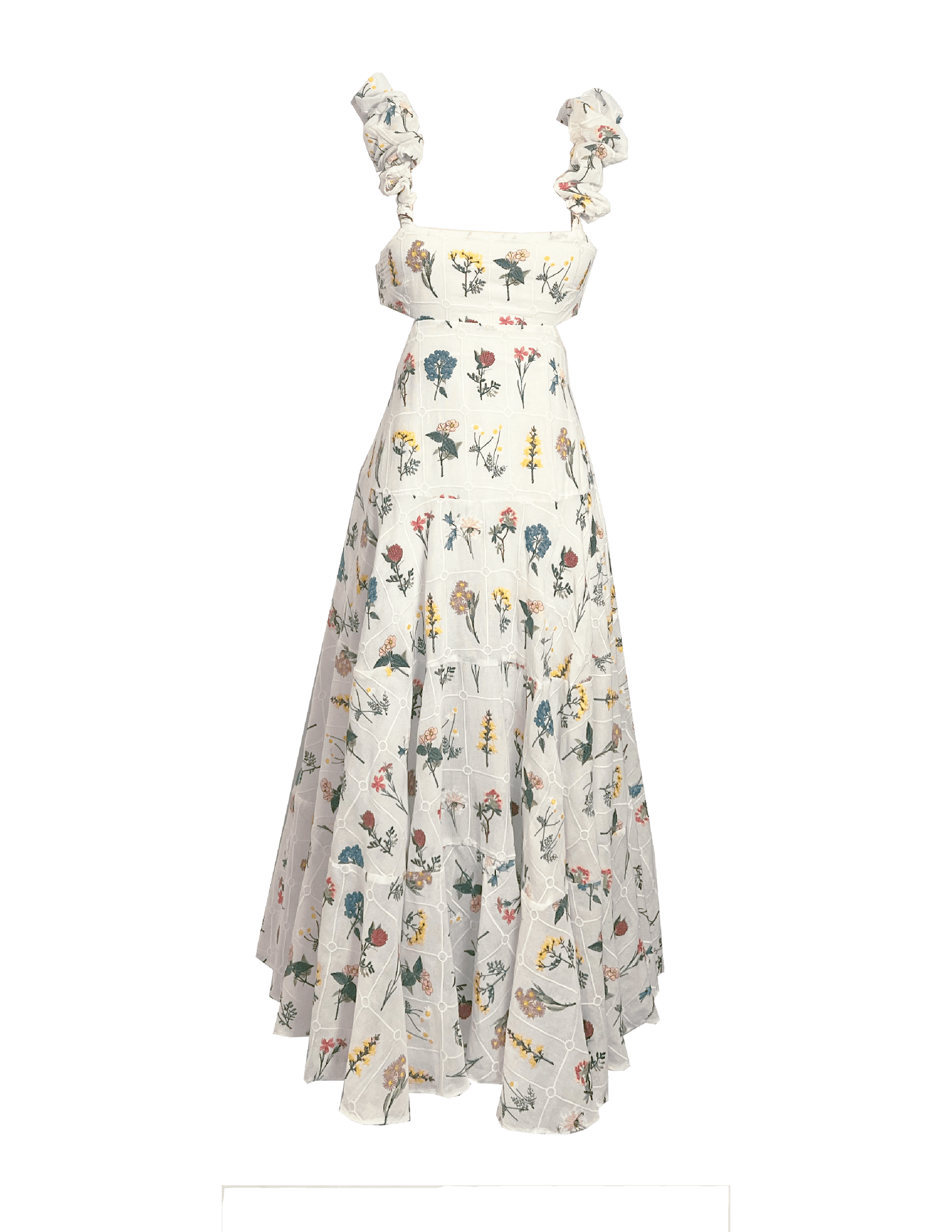 embroidered wildflower dress Wildflower Romance Embroidered Maxi Dress main image 1