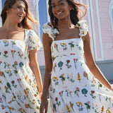 Rebecca Elizabeth Dresses Elektra Embroidered Wildflower