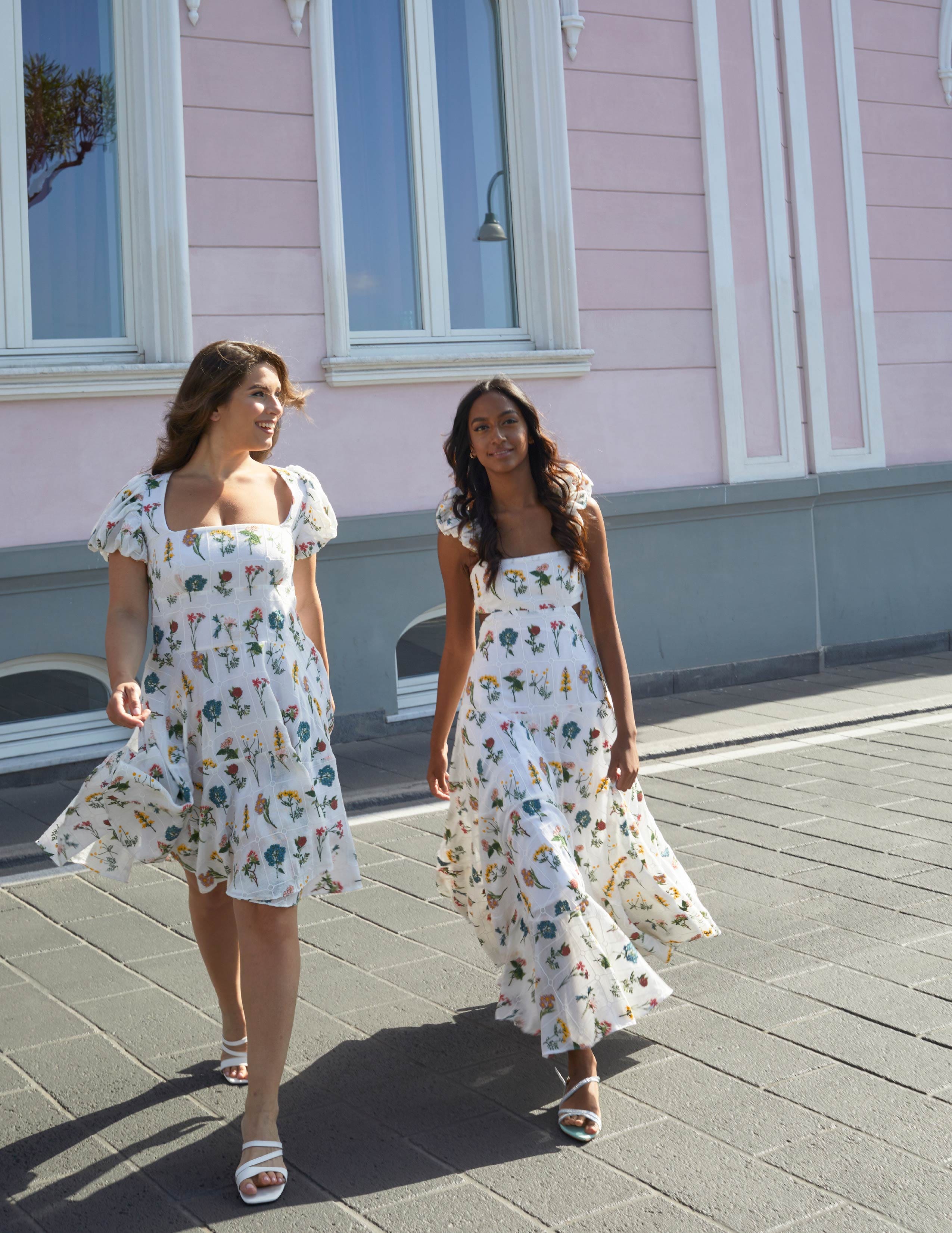 Rebecca Elizabeth Dresses Elektra Embroidered Wildflower