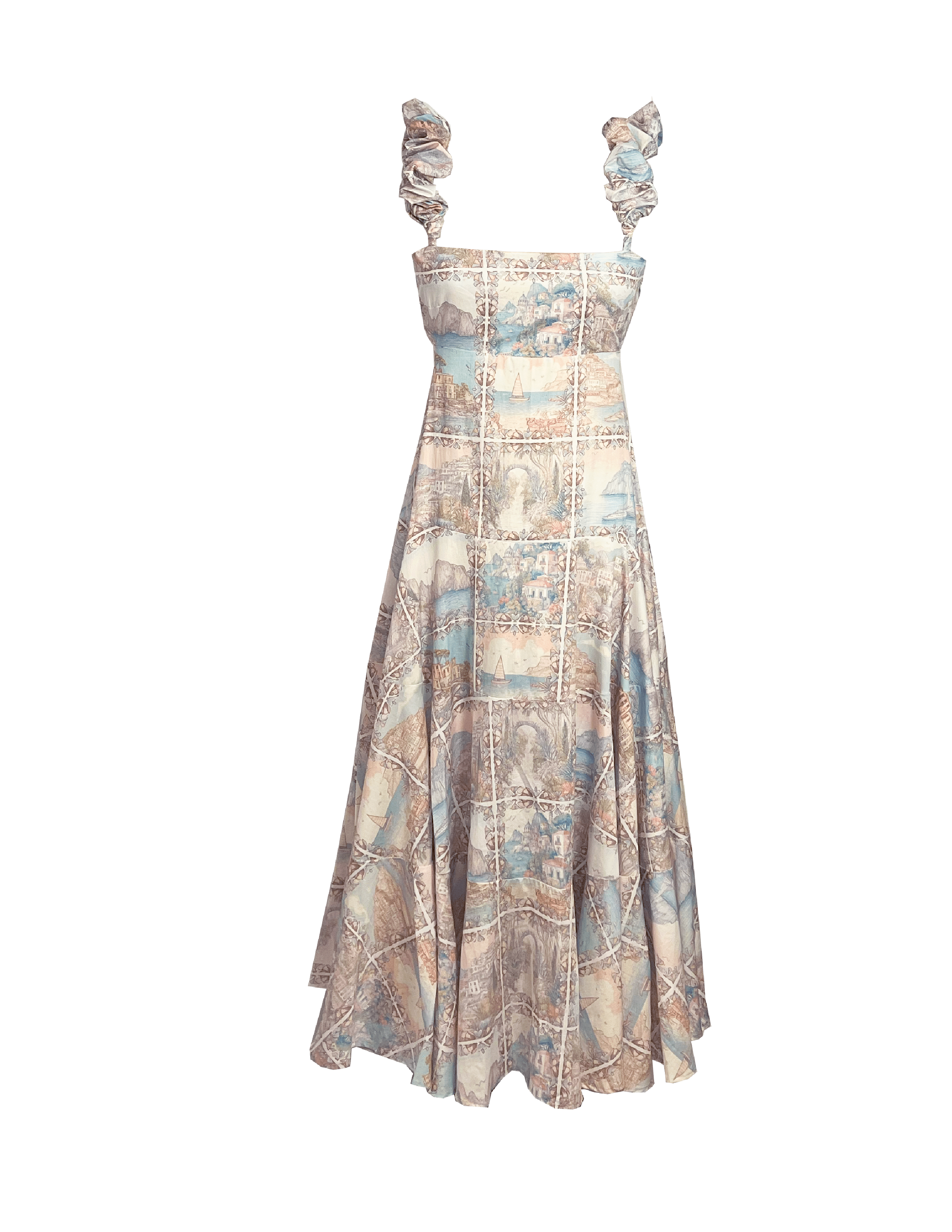 Rebecca Elizabeth Dresses 00/0 / Scenic Tile Elektra Scenic Tile