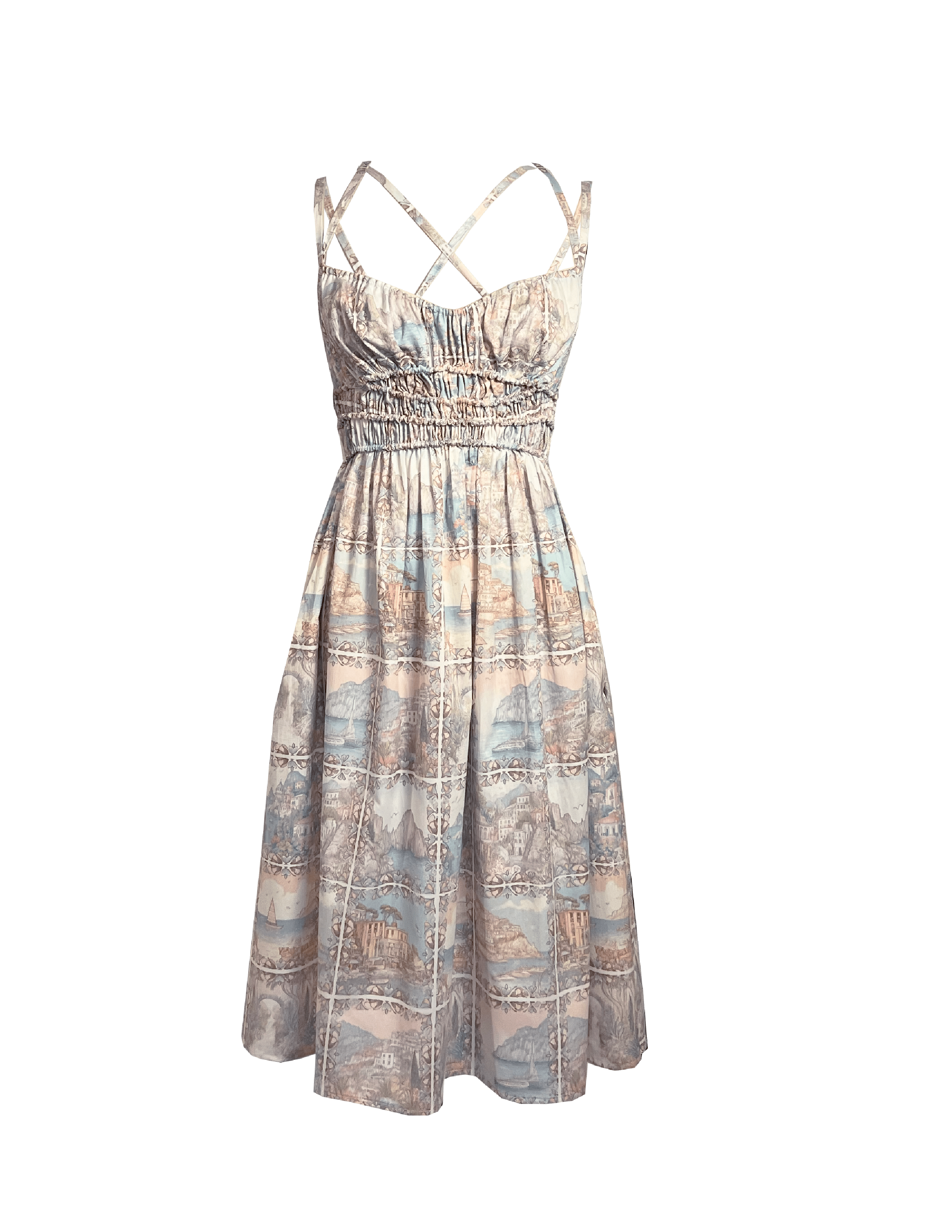 Rebecca Elizabeth Dresses 00/0 / Scenic Tile Lucilla Scenic Tile