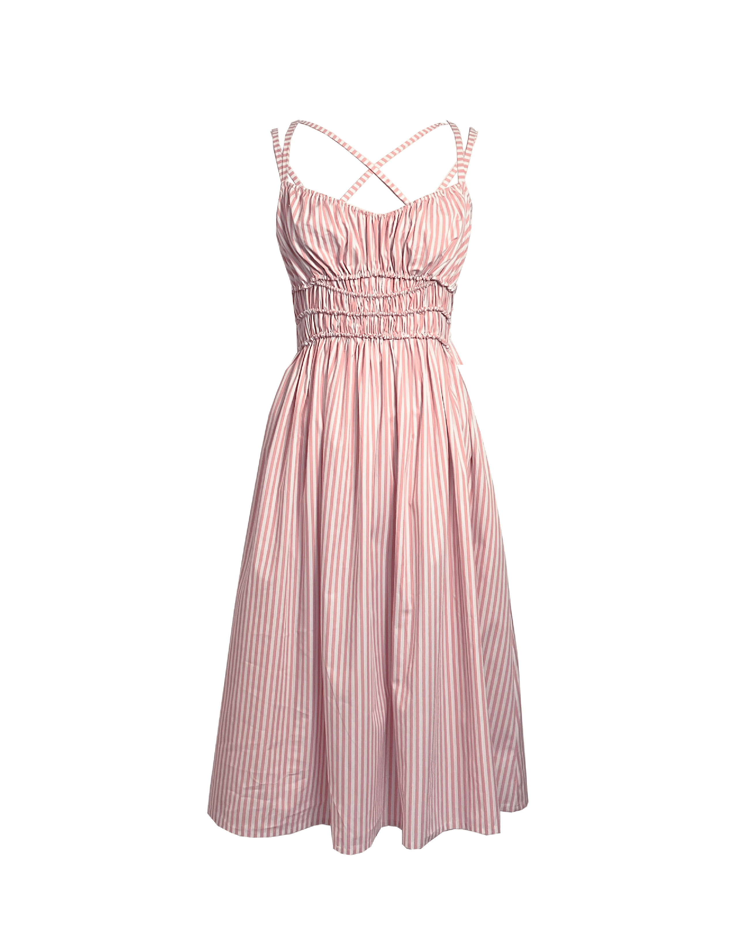 Rebecca Elizabeth Dresses 00/0 / Strawberry Stripe Lucilla Strawberry Stripe